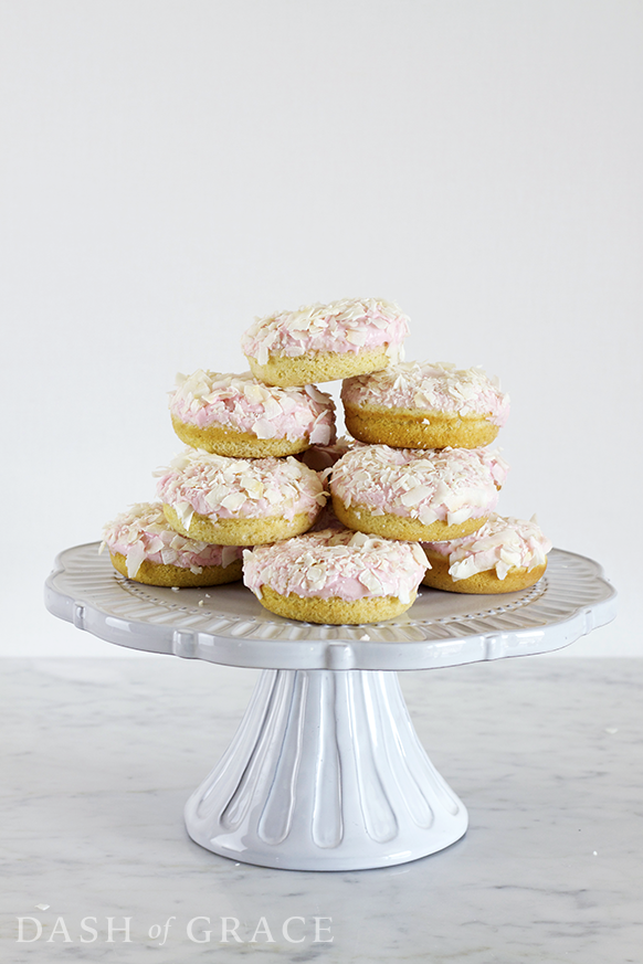 Baked Vanilla Bean Rose Donuts Recipe