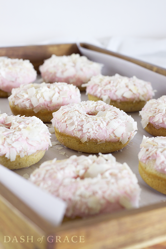 Baked Vanilla Bean Rose Donuts Recipe