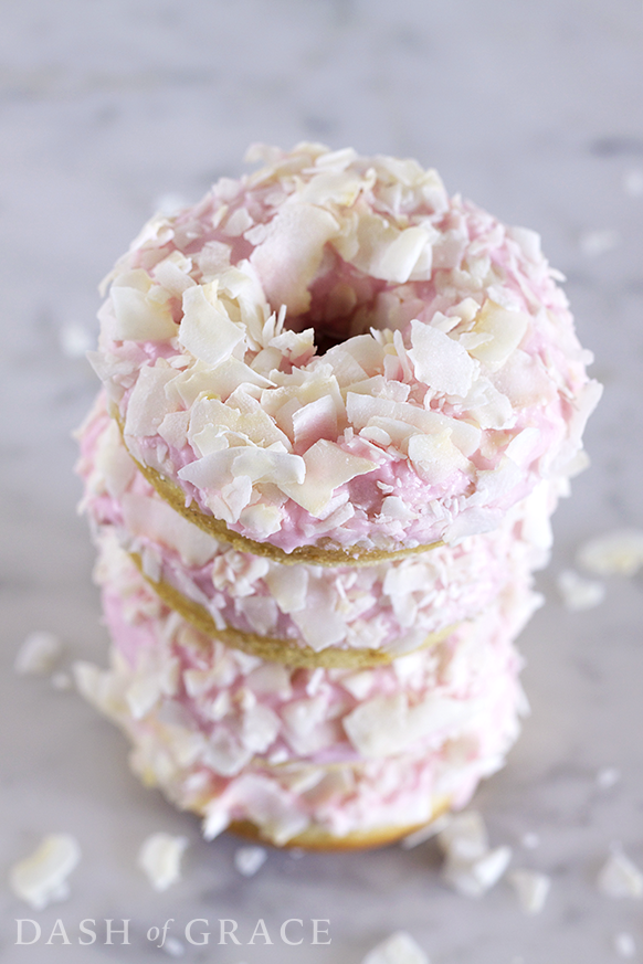 Baked Vanilla Bean Rose Donuts Recipe