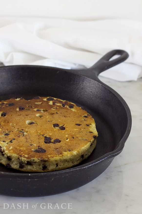 Fluffy Chocolate Chip Buttermilk Pancakes Recipe