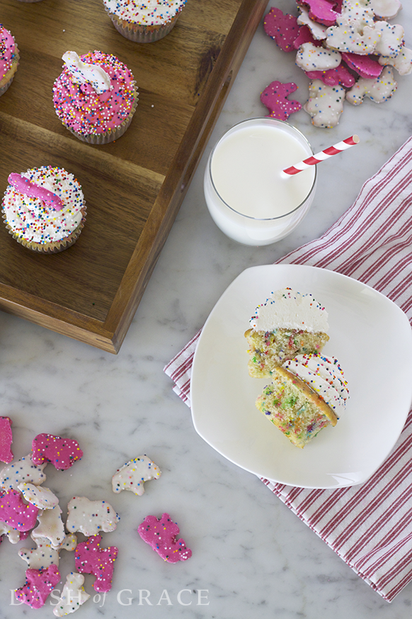 Circus Cookie Cupcakes Recipe