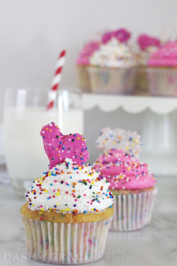 Circus Cookie Cupcakes Recipe