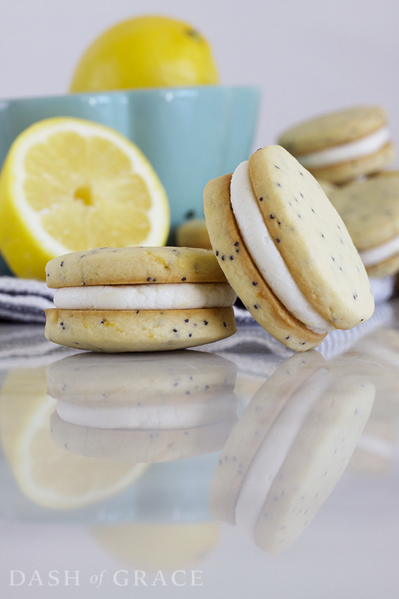 Lemon Poppyseed Sandwich Cookies Recipe