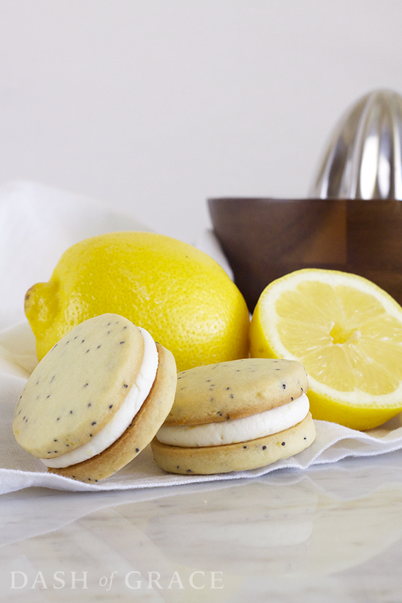 Lemon Poppyseed Sandwich Cookies Recipe