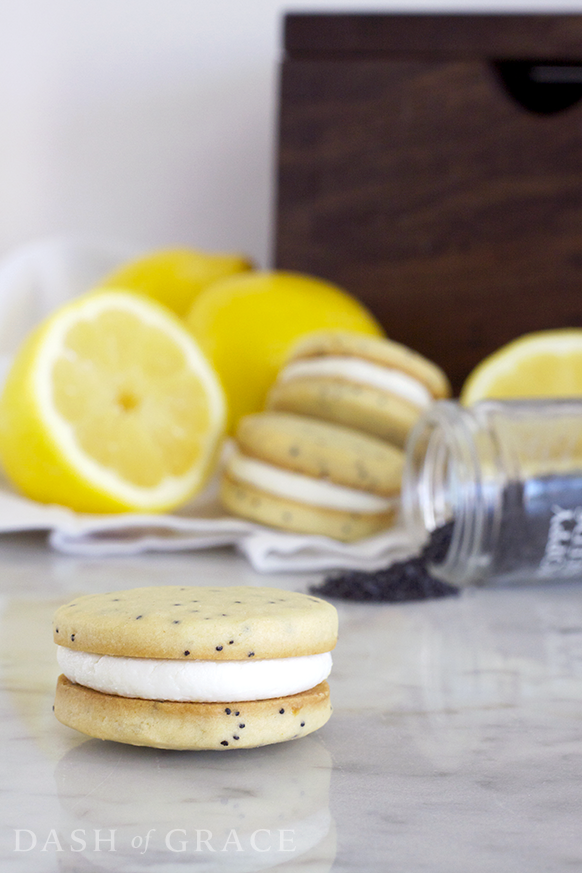 Lemon Poppyseed Sandwich Cookies Recipe