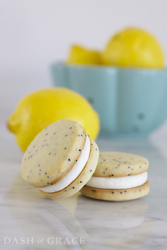 Lemon Poppyseed Sandwich Cookies Recipe