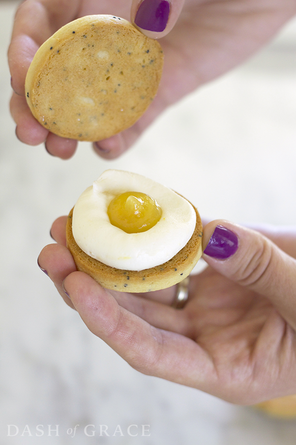 Lemon Poppyseed Sandwich Cookies Recipe