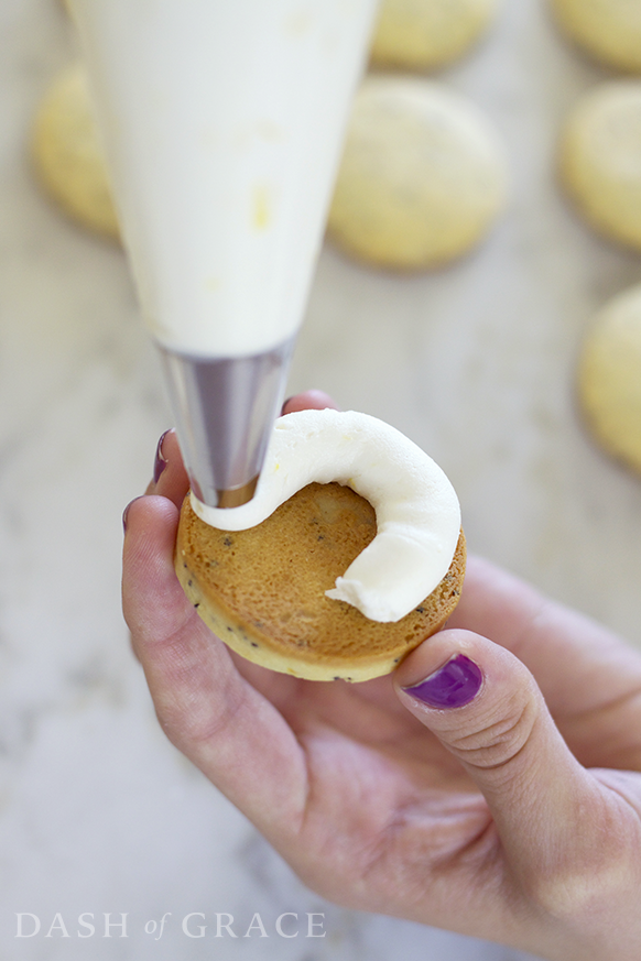 Lemon Poppyseed Sandwich Cookies Recipe