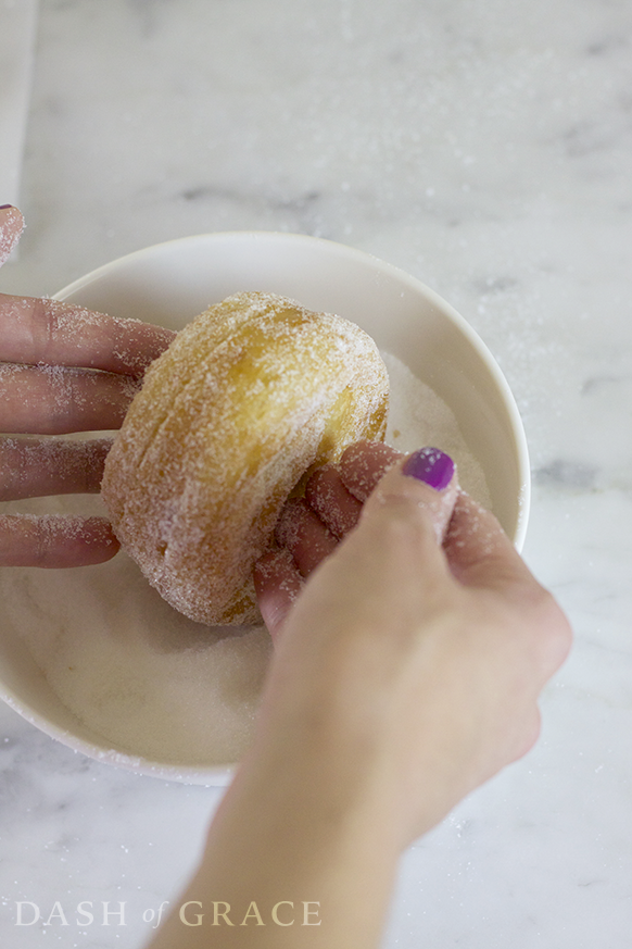 Peanut Butter & Jelly Croissant Donuts Recipe