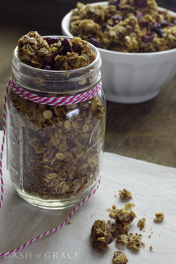 The Best Granola Recipe (Nut, dairy, & egg free)