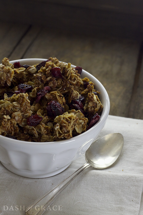 The Best Granola Recipe (Nut, dairy, & egg free)