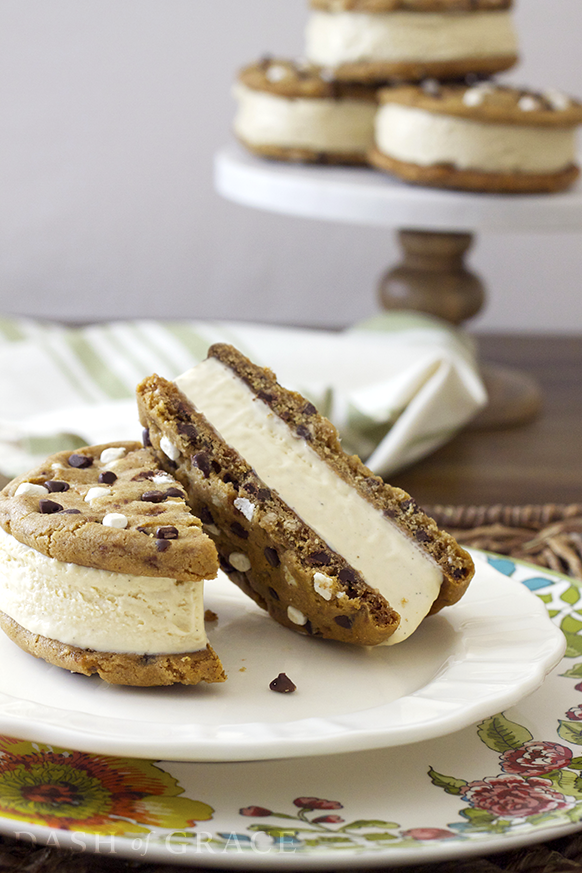 S’mores Ice Cream Cookie Sandwiches Recipe