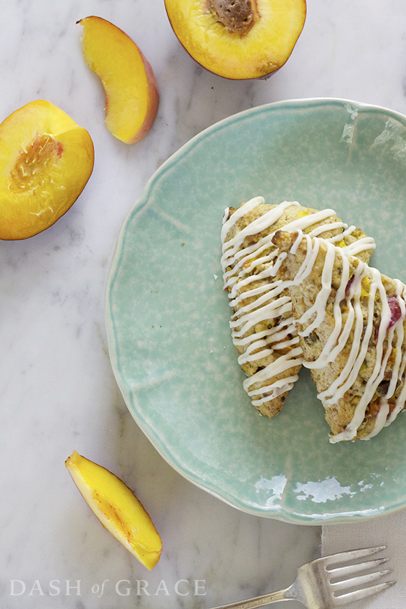 Peach Pistachio Scones Recipe