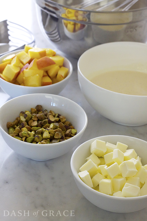 Peach Pistachio Scones Recipe