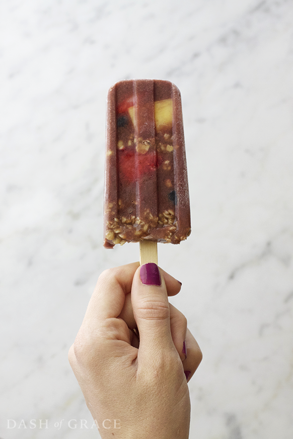 Acai Bowl Popsicles Recipe