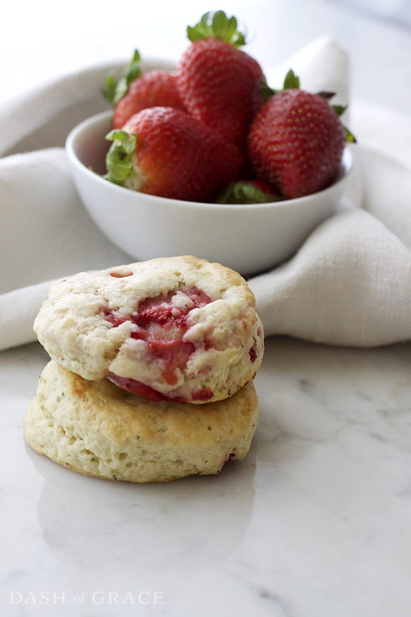 Katie Newman King Arthur Strawberry Pepper Biscuit Recipe