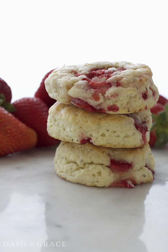 Katie Newman King Arthur Strawberry Pepper Biscuit Recipe