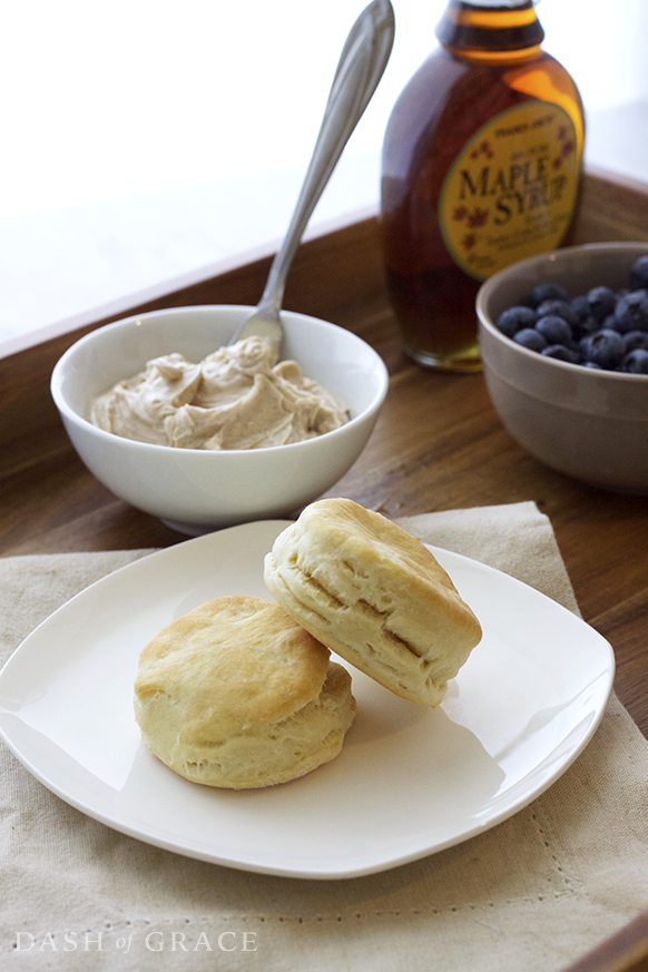 Katie Newman King Arthur Biscuit with Whipped Maple Butter Recipe