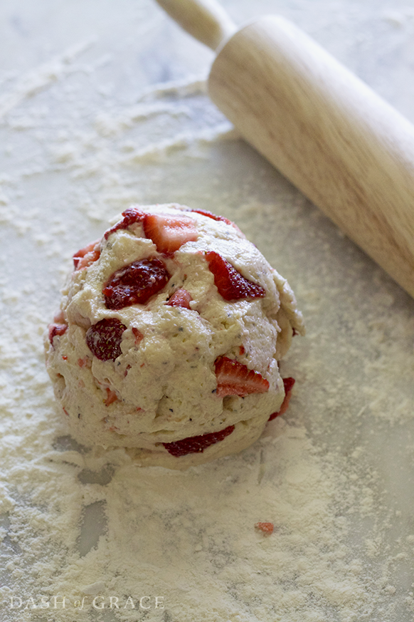 Katie Newman King Arthur Strawberry Pepper Biscuit Recipe