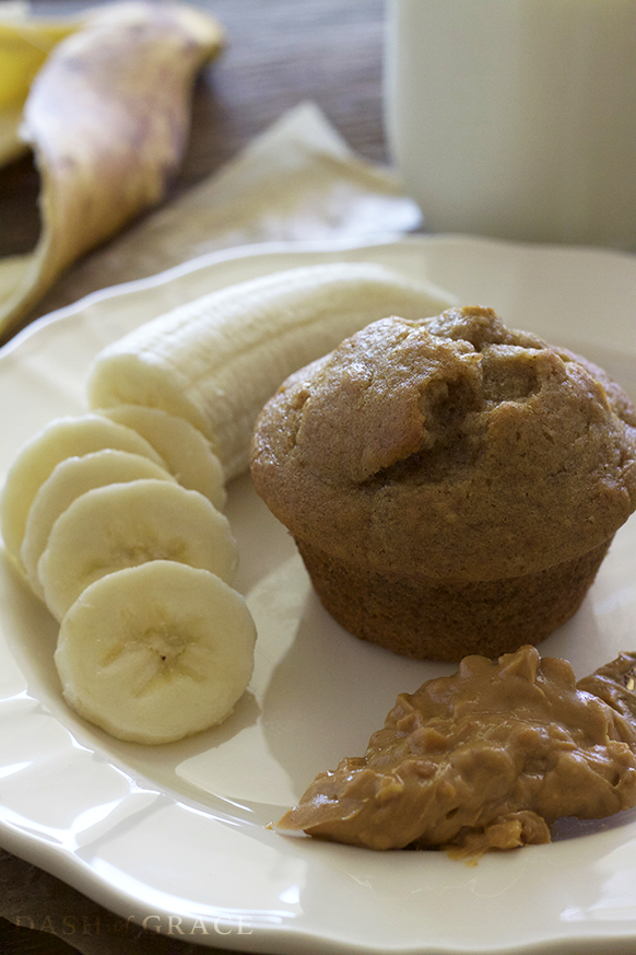 Elvis Muffins (Peanut Butter + Banana) Recipe