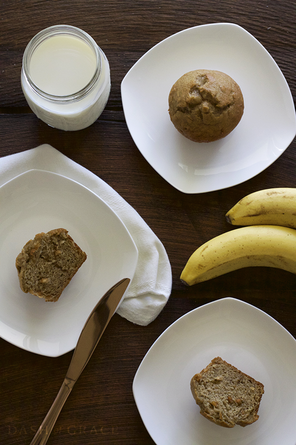 Elvis Muffins (Peanut Butter + Banana) Recipe