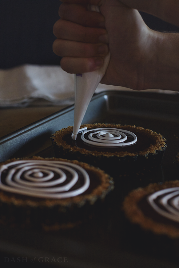 Spooky S'mores Spider Web Tarts Recipe