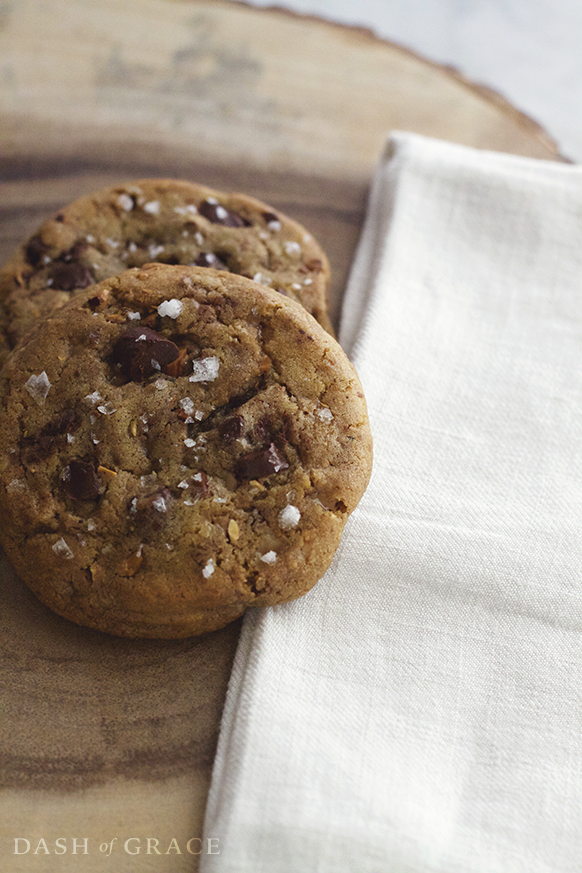 Salted English Toffee Cookies Recipe