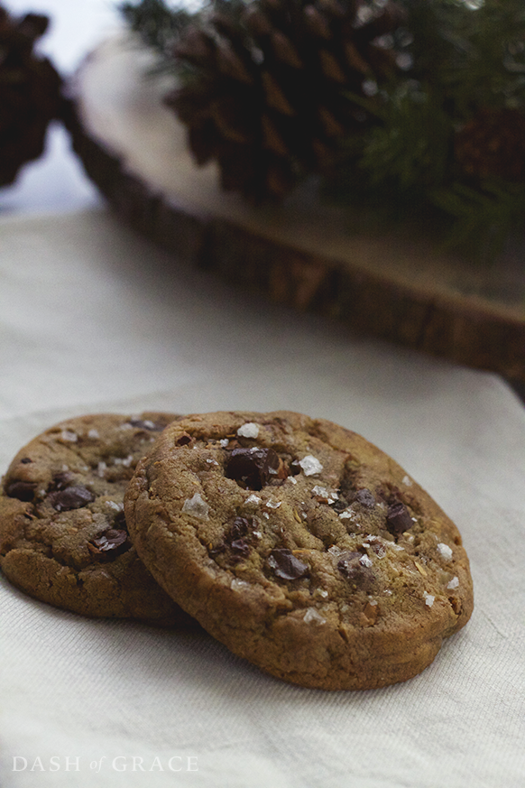 Salted English Toffee Cookies Recipe