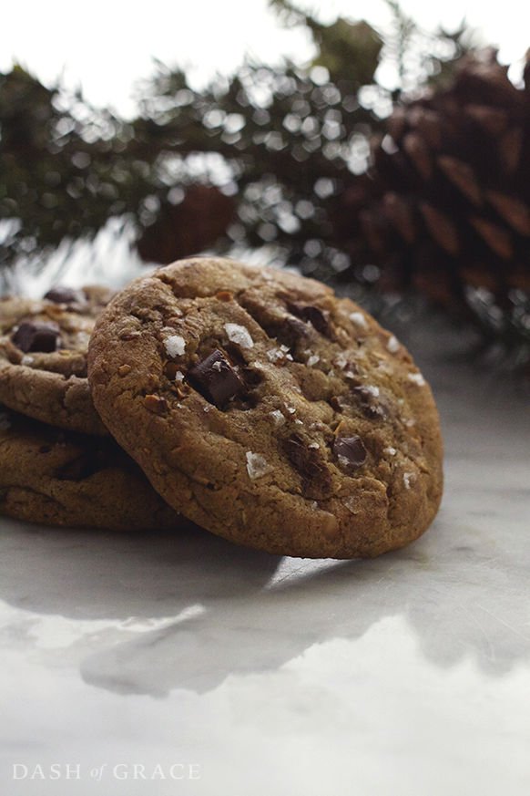 Salted English Toffee Cookies Recipe