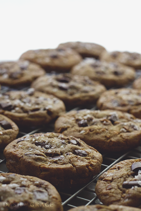 Salted English Toffee Cookies Recipe