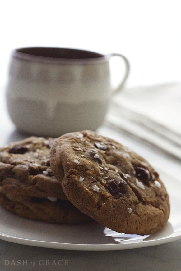 Salted English Toffee Cookies Recipe