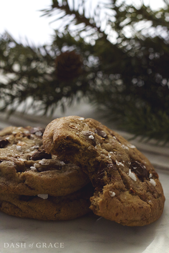 Salted English Toffee Cookies Recipe