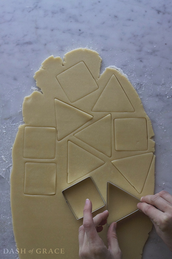 Geometric Sparkle Sugar Cookies Recipe