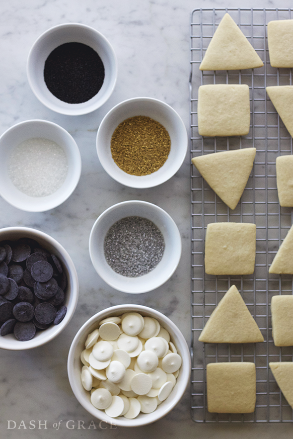 Geometric Sparkle Sugar Cookies Recipe