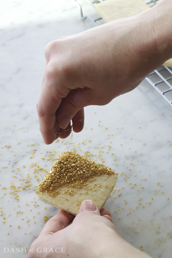 Geometric Sparkle Sugar Cookies Recipe