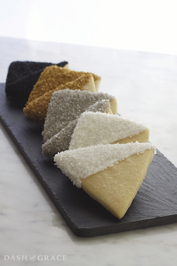 Geometric Sparkle Sugar Cookies Recipe