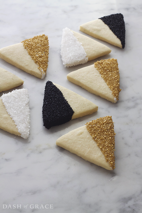 Geometric Sparkle Sugar Cookies Recipe