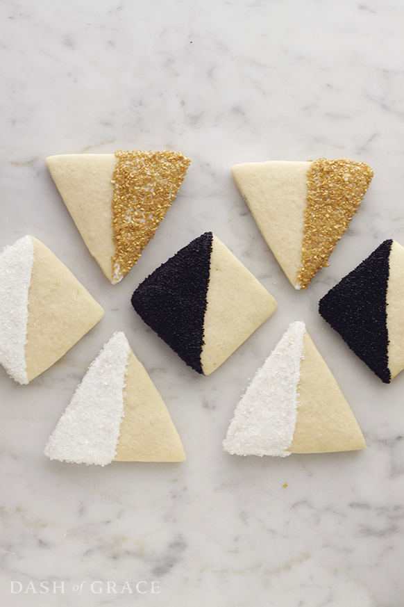 Geometric Sparkle Sugar Cookies Recipe