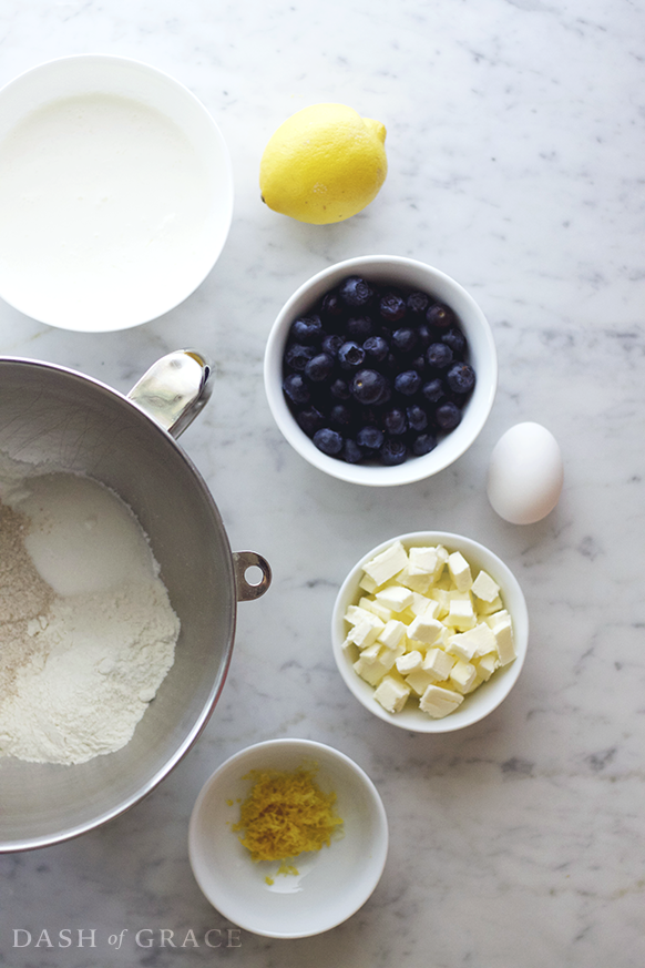 Lemon Blueberry Scones Recipe