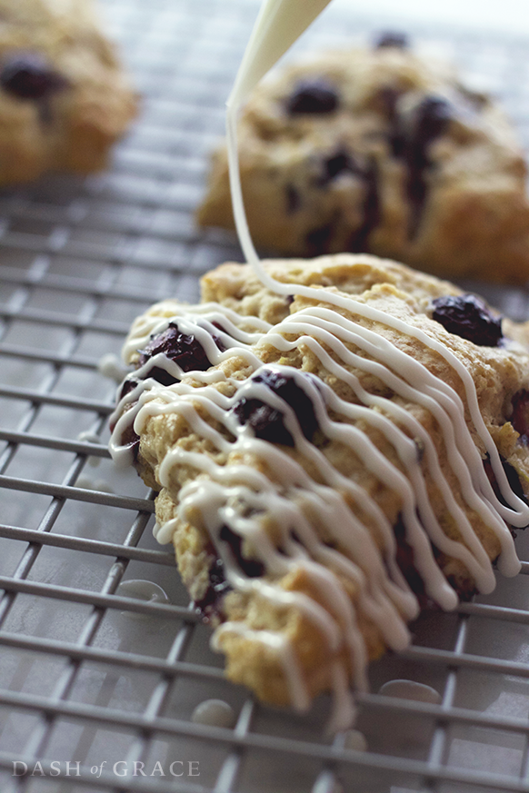 Lemon Blueberry Scones Recipe