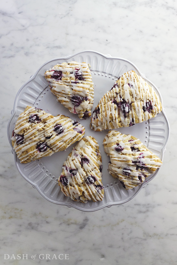 Lemon Blueberry Scones Recipe