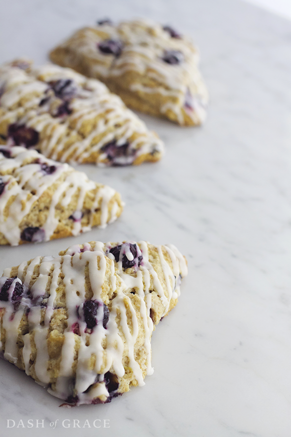 Lemon Blueberry Scones Recipe