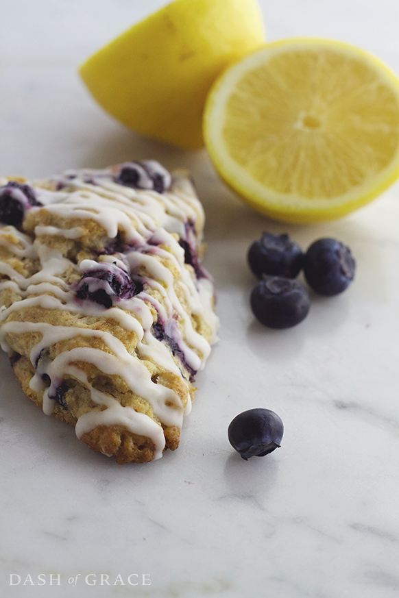 Lemon Blueberry Scones Recipe