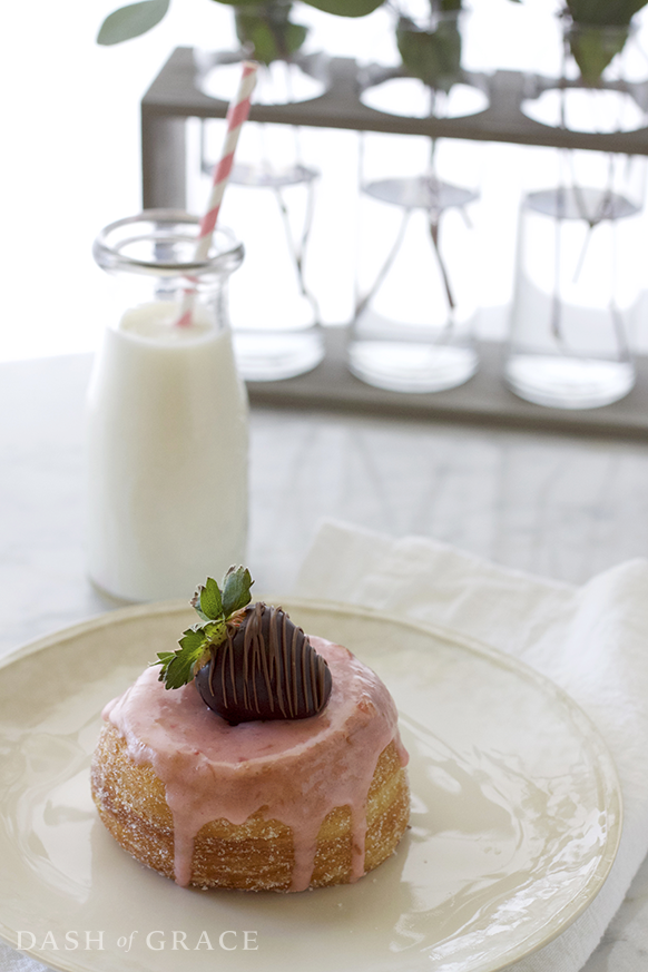 Chocolate Covered Strawberry Croissant Donuts (Cronuts) Filled with Nutella Recipe