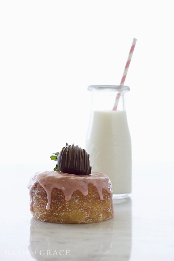 Chocolate Covered Strawberry Croissant Donuts (Cronuts) Filled with Nutella Recipe