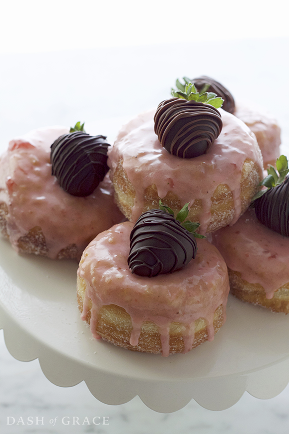 Chocolate Covered Strawberry Croissant Donuts (Cronuts) Filled with Nutella Recipe