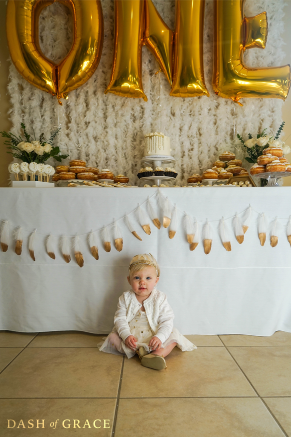 Quinn Newman's Swan Themed Birthday