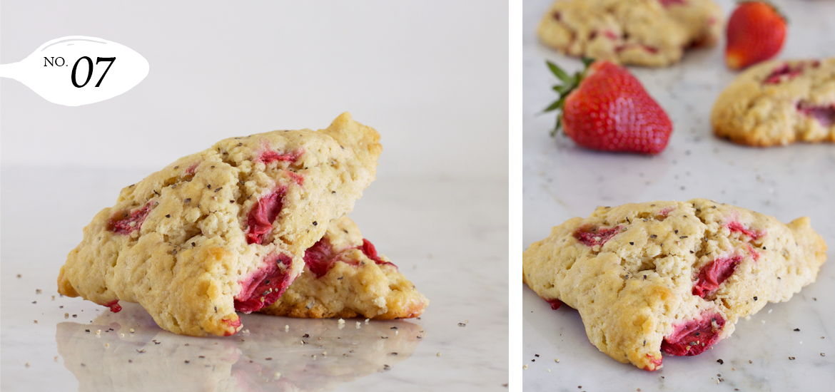 Strawberry Pepper Scones