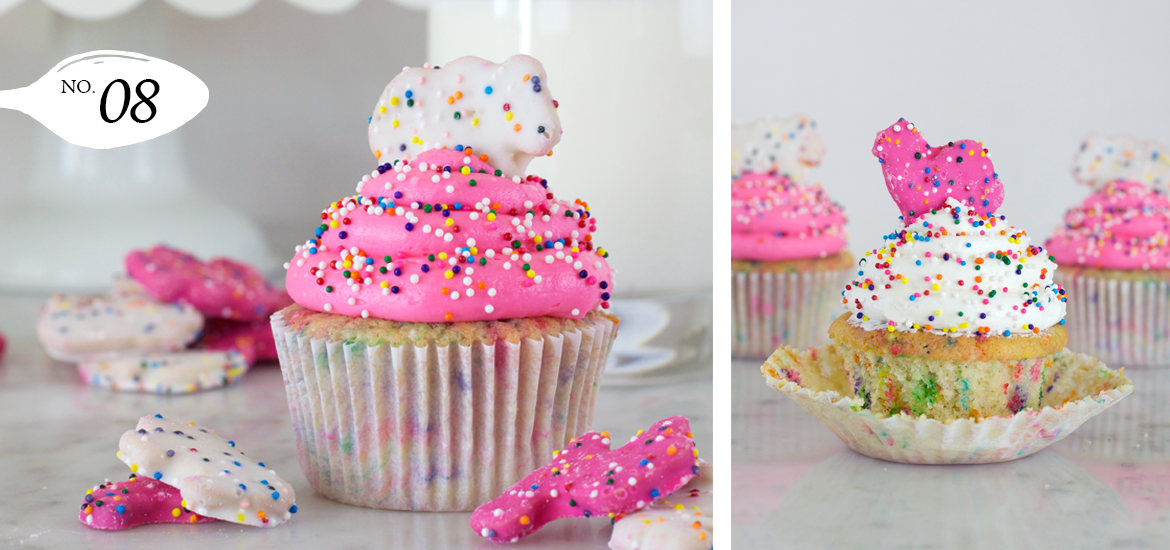 Circus Cookie Cupcakes