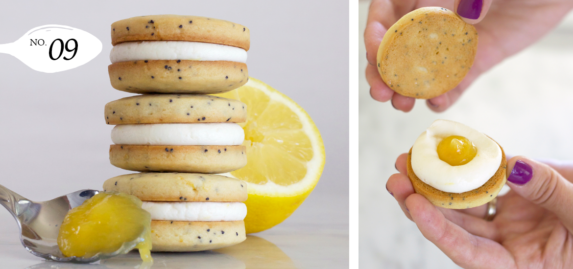 Lemon Poppyseed Sandwich Cookies